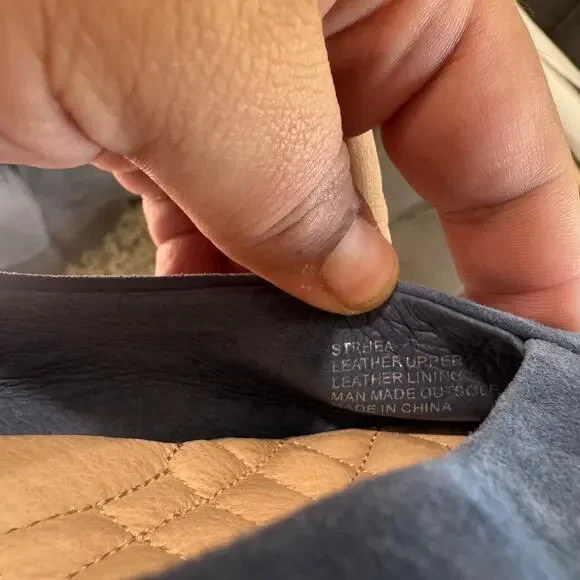 Birdies Starling Navy Suede Pointed Flats Women’s 10.5 Quilted Footbed - Picture 7 of 10